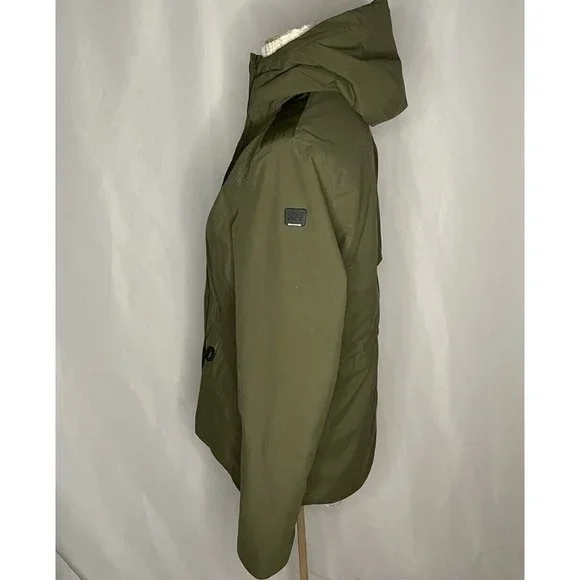 Helly Hansen W sz Med Jacket Green HellyTech Primaloft Waterproof Parka W Hood - Picture 5 of 12